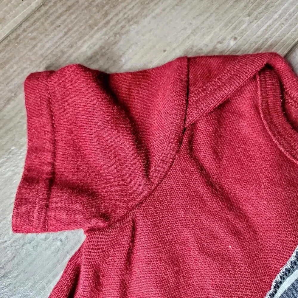 Baby Boy Size 3-6M Bodysuit Bundle | Burgundy and Blue | Circo & Carter's